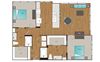 Main Street Flats 2x2 H Floor Plan Main Street Flats 2x2 H Floor Plan